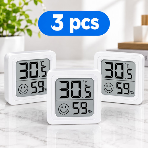 Digital indoor thermometer - 3x,