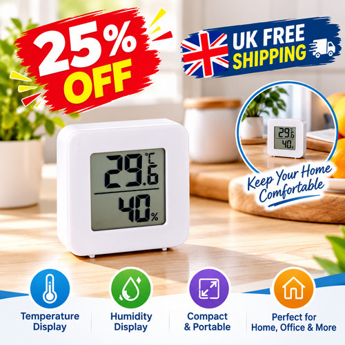 Digital indoor thermometer - digital,