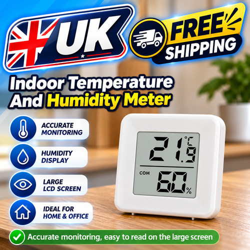 Digital indoor thermometer - digital,