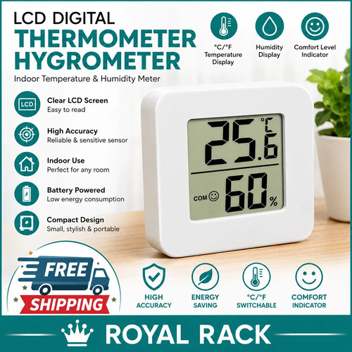 Digital indoor thermometer - digital,