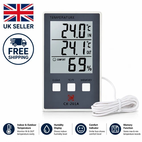 Digital thermometer hygrometer - thermometer,