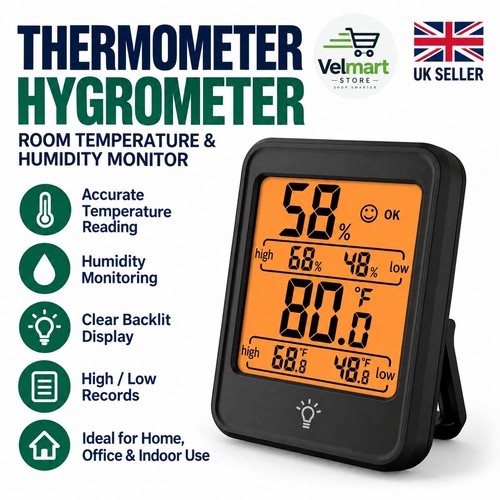 Max min room thermometer - max,