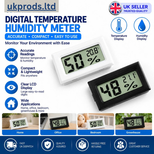 Mini digital lcd thermometer - digital,