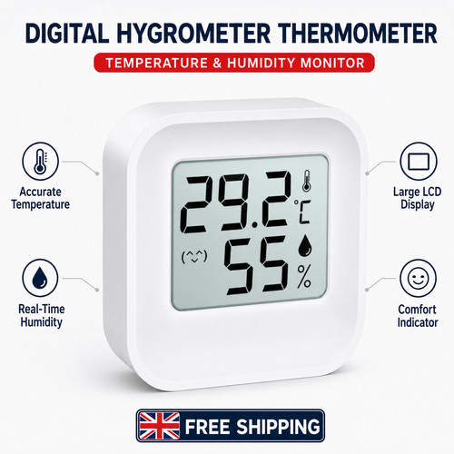 Digital lcd thermometer - digital,