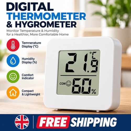 Digital lcd thermometer - lcd,